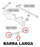 Buje Barra Trasera Inferior 4Runner 2003 - 2008 - Original TRC - Japon