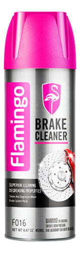 Spray Limpiador De Frenos 450ml Flamingo Aerosol Cleaner