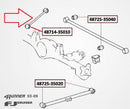 Buje Barra Trasera Superior 4Runner 2003 - 2008 (AAMTO1201) - TENACITY