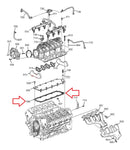 Empacadura Porta Taquete Silverado Tahoe Avalanche 5.3 (Perimetro) - Original MAHLE
