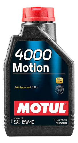 Aceite Motor 15w40 Mineral Motul Original France 4000