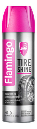 Silicon Abrillantador Cauchos Spray Limpiador 500ml Flamingo