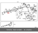 Estopera Piñon Ataque Fortuner Kavak Hilux - Original Toyota - Japan