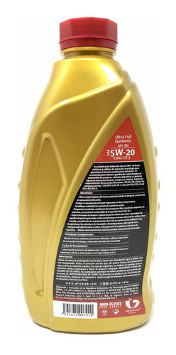 Aceite De Motor 5w20 Full Sintético Ultralub