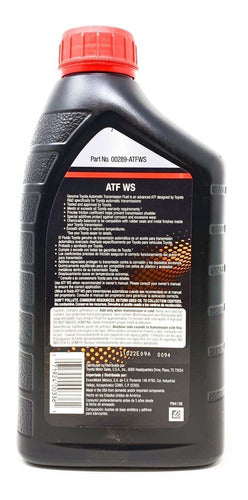 Aceite Caja Automatica Toyota Atf Ws 100% Original Usa